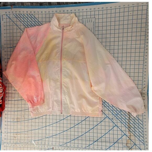 Michelle Palmer 80s Pink Yellow Vintage Track Jogging Suit - Picture 6 of 16